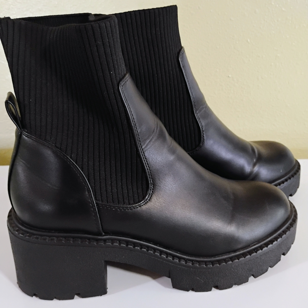 Chunky ankle boots